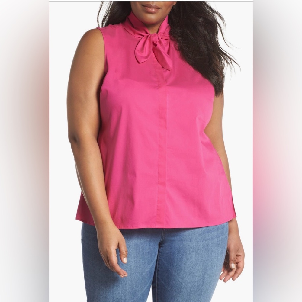 ***3 for $30***Sz 3X Sleeveless Pink Blouse